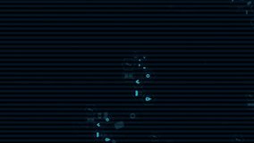 Animation of medical icons and data processing on black background. Global medicine, research, science and digital interface concept digitally generated video. - Powered by Shutterstock - Get 15% off with code: PIKWIZARD15