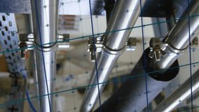 Animation of financial data processing over factory. Global business, finance, data processing and digital interface concept digitally generated video. - Powered by Shutterstock - Get 15% off with code: PIKWIZARD15