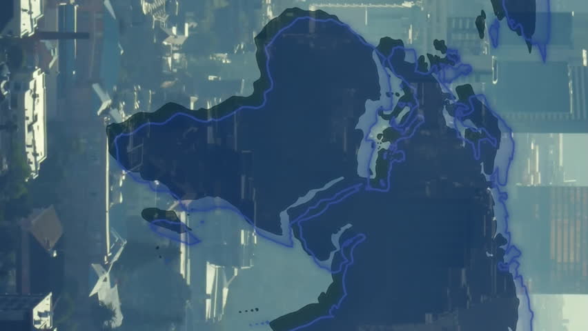 Animation of world map and cities of world over cityscape. Technology and digital interface concept digitally generated video. - Powered by Shutterstock - Get 15% off with code: PIKWIZARD15