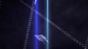 Animation of world map, data processing and lights on violet background. Global finance, economy, data processing and technology concept digitally generated video. - Powered by Shutterstock - Get 15% off with code: PIKWIZARD15