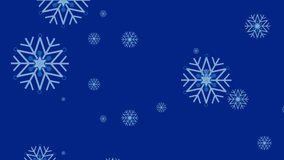 Animation of christmas confetti and champagne over snow falling. Christmas, celebration and digital interface concept digitally generated video. - Powered by Shutterstock - Get 15% off with code: PIKWIZARD15