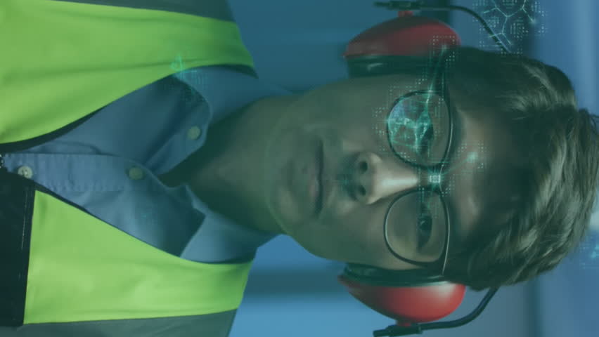 Animation of molecular structures floating over asian male engineer standing at server room. Medical research science and business data storage technology concept - Powered by Shutterstock - Get 15% off with code: PIKWIZARD15