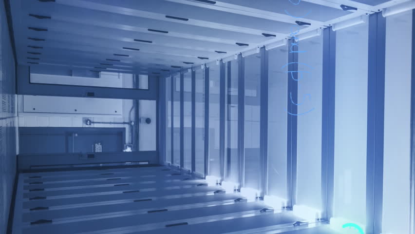 Animation of connected icons, mathematical equation, computer language over server room. Digital composite, multiple exposure, communication, globalization, data center, networking and technology. - Powered by Shutterstock - Get 15% off with code: PIKWIZARD15