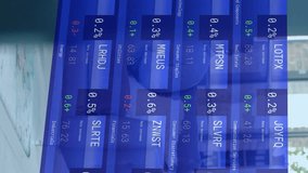 Animation of financial data processing over afrcian american businessman in office. Global finance, business, connections, computing and data processing concept digitally generated video. - Powered by Shutterstock - Get 15% off with code: PIKWIZARD15