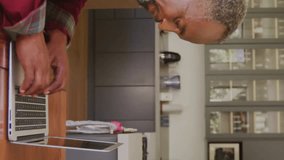 Animation of lightbulb icons over senior couple embracing. Social media, retirement and digital interface concept digitally generated video. - Powered by Shutterstock - Get 15% off with code: PIKWIZARD15