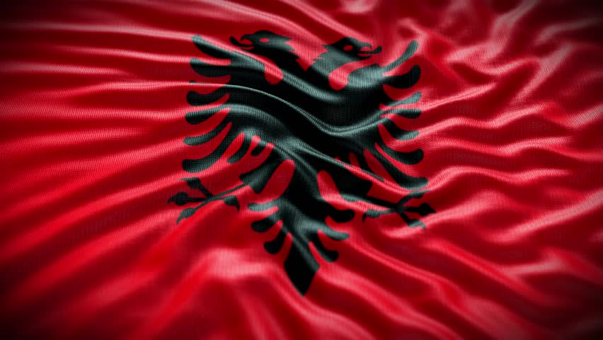 Cinematic 4K country flag animation with realistic fabric, lighting, and shadows. Perfect for documentaries, news intros, national events, political content, or global branding
Flag of Albania