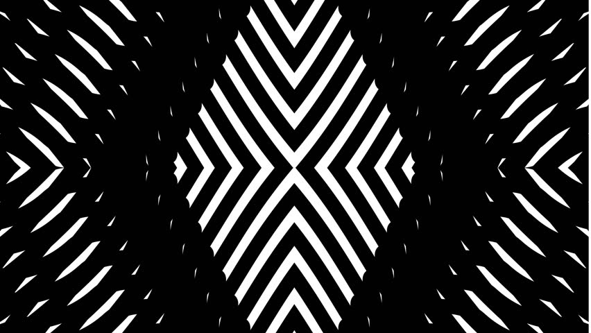 Black and white diamond striped optical design