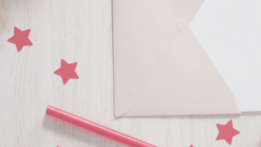 HO text animation over Christmas decorations with candy canes and gifts. festive, holiday, celebration, merry, winter, presents