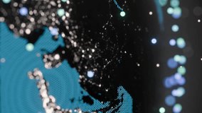 Animation of ai data processing over globe with connections. Global artificial intelligence, data processing, computing and digital interface concept digitally generated video. - Powered by Shutterstock - Get 15% off with code: PIKWIZARD15