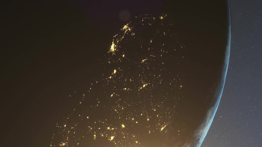 Earth from space with network connections and data processing animation overlay. Globalization, connectivity, digital, technology, futuristic, communication - Powered by Shutterstock - Get 15% off with code: PIKWIZARD15