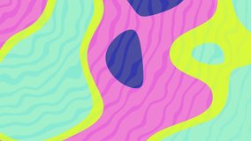 Abstract design with layered shapes in bright colors, suitable for modern graphic design projects, backgrounds, presentations, and artistic concepts. - Powered by Shutterstock - Get 15% off with code: PIKWIZARD15