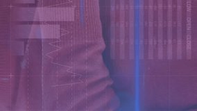 Animation of statistics and data processing over caucasian businessman using smartphone. global data processing, connections, and business concept digitally generated video. - Powered by Shutterstock - Get 15% off with code: PIKWIZARD15