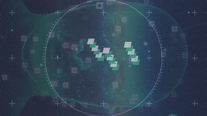 Animation of data processing and media icons over cityscape. Global connections digital interface data processing concept digitally generated video. - Powered by Shutterstock - Get 15% off with code: PIKWIZARD15