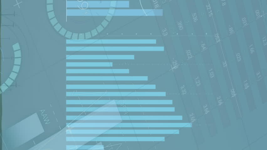 Animation of statistics and data processing over wind turbines. Global business digital interface technology and networking concept digitally generated video. - Powered by Shutterstock - Get 15% off with code: PIKWIZARD15