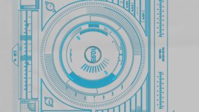 Scope animation scope scanning background. Global business data processing and technology concept digitally generated video. - Powered by Shutterstock - Get 15% off with code: PIKWIZARD15