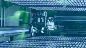 Animation of globe, numbers and data processing over computer servers. Global computing, digital interface and data processing concept digitally generated video. - Powered by Shutterstock - Get 15% off with code: PIKWIZARD15