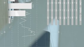 Animation of statistical data processing over african american senior woman calculating finance. Family budget and expenses concept - Powered by Shutterstock - Get 15% off with code: PIKWIZARD15