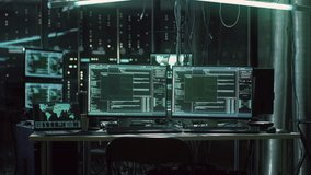 Hacker in Hoodie Breaching Company Servers, Encrypted Data Streams. Cyberattack Involving System Breakin, Identity Data Theft, Vulnerabilities of Digital Infrastructure, Phishing, Spyware, Malware - Powered by Shutterstock - Get 15% off with code: PIKWIZARD15