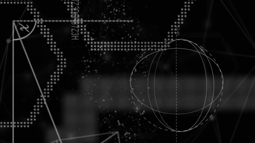 Animation of mathematical equations over dna structure and hexagonal shapes on black background. Medical research and science technology concept - Powered by Shutterstock - Get 15% off with code: PIKWIZARD15