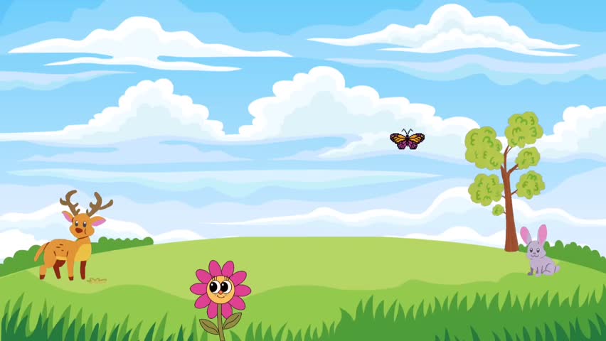 ABCD Animated Clip, English Alphabet Cartoon Animation Video, A to Z letters Kids Video