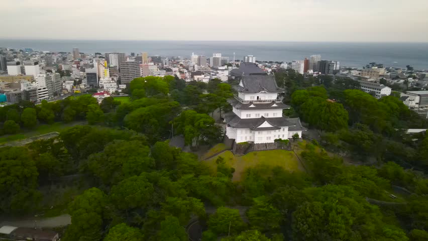 Samurai castle of Odawara city. Japan.