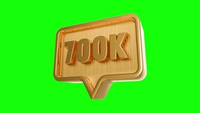 Golden Social Media Badge: A golden social media badge with the text 100K is displayed, signifying a milestone in online engagement and reach, showcasing digital success and audience growth. - Powered by Shutterstock - Get 15% off with code: PIKWIZARD15