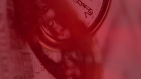 Animation of chinese flag waving over vintage watch and american dollar bills. global finance and business concept digitally generated video. - Powered by Shutterstock - Get 15% off with code: PIKWIZARD15