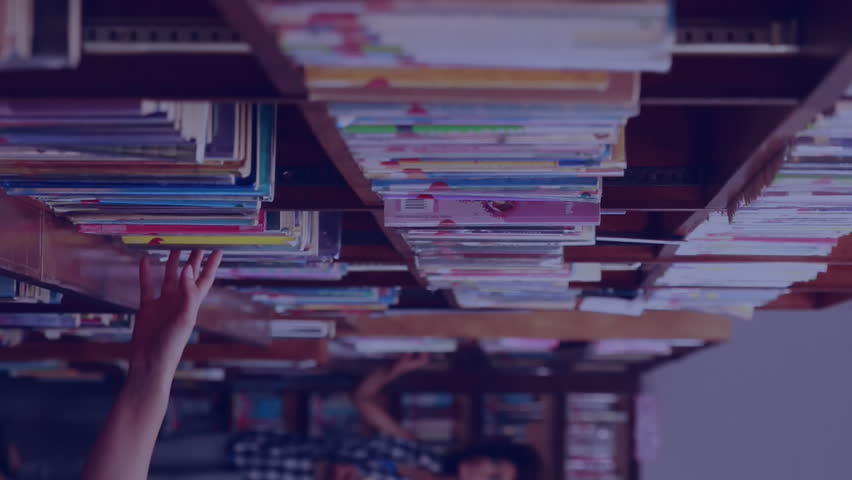 Animation of scientific data processing over female student. Global education, learning, school, digital interface and data processing concept digitally generated video. - Powered by Shutterstock - Get 15% off with code: PIKWIZARD15