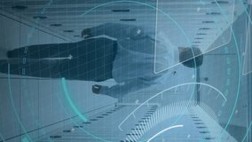 Animation of 5g and processing circles over servers. network, communication, data processing and technology concept digitally generated video. - Powered by Shutterstock - Get 15% off with code: PIKWIZARD15