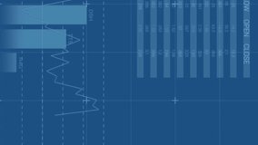Animation of financial graphs over hearts floating on blue background. business, finance and economy concept digitally generated video. - Powered by Shutterstock - Get 15% off with code: PIKWIZARD15