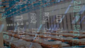 Stock market data processing against warehouse in background. global economy and logistics business technology concept - Powered by Shutterstock - Get 15% off with code: PIKWIZARD15