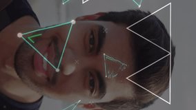 Animation of network of connections over businesswoman wearing phone headset. Global digital interface technology and networking concept digitally generated video. - Powered by Shutterstock - Get 15% off with code: PIKWIZARD15