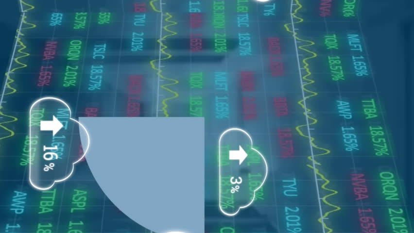 Animation of clouds with growing number and data processing globe. Global business finances connections and digital interface concept digitally generated video. - Powered by Shutterstock - Get 15% off with code: PIKWIZARD15
