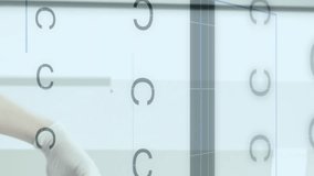 Animation of data processing over stressed male surgeon sitting in hospital corridor. Medical healthcare technology concept - Powered by Shutterstock - Get 15% off with code: PIKWIZARD15