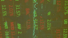 Animation of data processing over school items. Global education and digital interface concept digitally generated video. - Powered by Shutterstock - Get 15% off with code: PIKWIZARD15