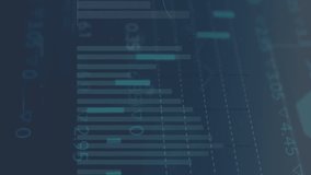 Animation of statistics and data processing over female doctor. Global medicine, healthcare services, computing, finance, business and data processing concept digitally generated video. - Powered by Shutterstock - Get 15% off with code: PIKWIZARD15