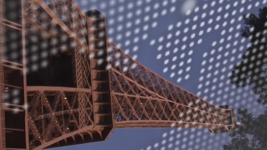 Animation of world map and data processing over paris cityscape. Global business, finance, digital interface, computing and data processing concept digitally generated video. - Powered by Shutterstock - Get 15% off with code: PIKWIZARD15