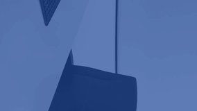 Animation of financial data processing over computer on desk in office and blue background. Global connections, computing and data processing concept digitally generated video. - Powered by Shutterstock - Get 15% off with code: PIKWIZARD15