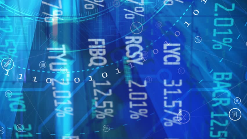 Animation of financial data processing over scopes scanning. global finance and business, connections and digital interface concept digitally generated video. - Powered by Shutterstock - Get 15% off with code: PIKWIZARD15