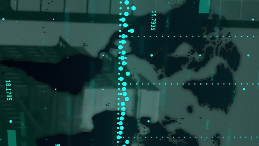 Animation of financial data processing over world map and modern office buildings. global business and finances concept digitally generated video. - Powered by Shutterstock - Get 15% off with code: PIKWIZARD15