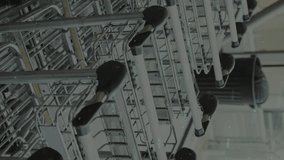 Animation of statistics and financial data processing over shopping trolleys. finances, shopping, price rise and inflation concept digitally generated video. - Powered by Shutterstock - Get 15% off with code: PIKWIZARD15