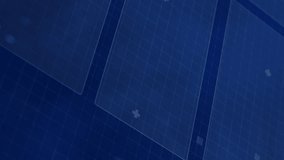 Animation of media icons over data processing on blue background. global business, finances, connections and digital interface concept digitally generated video. - Powered by Shutterstock - Get 15% off with code: PIKWIZARD15