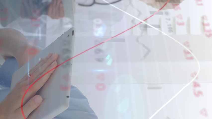 Animation of financial data processing over diverse female doctors. global medicine, healthcare and technology concept digitally generated video. - Powered by Shutterstock - Get 15% off with code: PIKWIZARD15