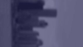 Animation of emoji icons flying from left to right over an out of focus cityscape in the evening 4k - Powered by Shutterstock - Get 15% off with code: PIKWIZARD15