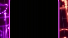 Animation of party text, data processing over computer circuit board. Global entertainment, data processing, digital interface and connections concept digitally generated video. - Powered by Shutterstock - Get 15% off with code: PIKWIZARD15