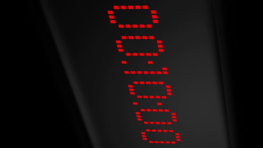 Animation of red digital timer changing on black background. Time, digital interface and data processing concept digitally generated video. - Powered by Shutterstock - Get 15% off with code: PIKWIZARD15