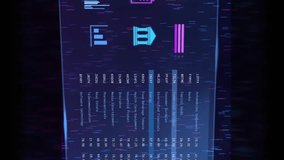 Animation of screen with banking data over black background. Global online banking, shopping, business, connections, computing and data processing concept digitally generated video. - Powered by Shutterstock - Get 15% off with code: PIKWIZARD15