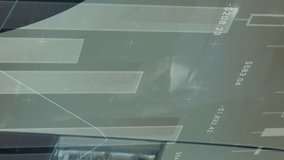 Animation of financial data over happy caucasian male courier holding package. business, finance and delivery services concept digitally generated video. - Powered by Shutterstock - Get 15% off with code: PIKWIZARD15