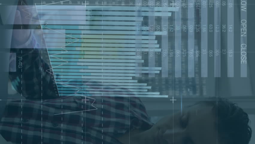 Animation of data processing over caucasian businessman. Global business and digital interface concept digitally generated video. - Powered by Shutterstock - Get 15% off with code: PIKWIZARD15