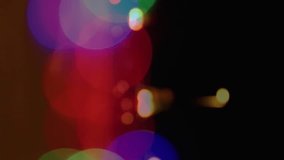 Animation of social media icons and spots of light against blurred view of night city traffic. Social media networking and business technology concept - Powered by Shutterstock - Get 15% off with code: PIKWIZARD15